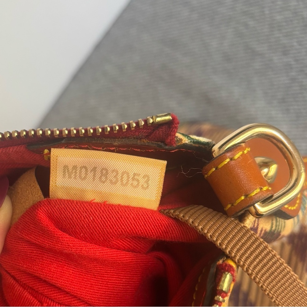 Dooney & Bourke Plaid Satchel in Yellow, Green, Burgundy & Tan - Picture 10 of 16